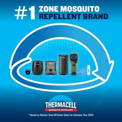 Thermacell Fuel-ZoneGuard Base Fuel Powered 1 Count (Pack of 1), Glacial Blue