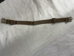 Brown Tactical Strap Quick-Release Buckle Adjustable Hardware Rugged Nylon 25″