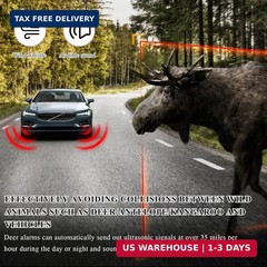 4 PCS Deer Whistles for Cars, Avoid Collisions Deer Warning Whistle with Adhe…