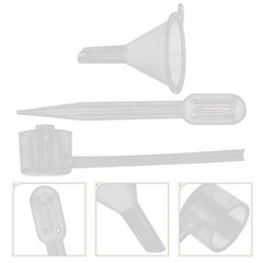 4 Sets Durable Reusable Perfume Dispenser Tools Transparent for Sample Bottles