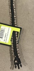 Bison Design S3 Paracord Survival Bracelet * 8-12ft Hand Braided *Tan/Black *NEW
