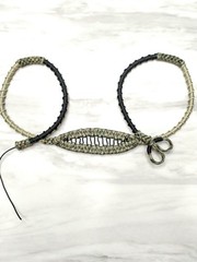 48″ 550 And 95 Paracord Shepherd Rock Sling With Adjustable Finger Loops