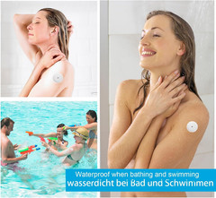 55Pack Freestyle Libre 2 Sensor Covers, Latex-Free Hypoallergenic Waterproof Adh