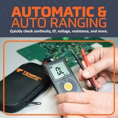 Communications PM100 Ultra Portable Pocket Multimeter | Auto Ranging, 6000