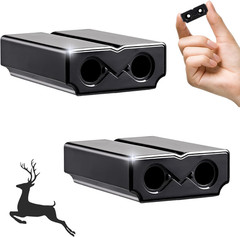 2 Pack Deer Whistles for Car, Motorcycle & SUV, Animal Warning Device | Generate