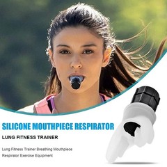 Trainer Durable Fitness Increases Capacity Breath Adjustable Respiratory Deep