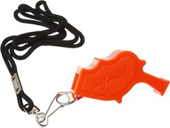 STORM All-Weather Safety Whistle with Bag & Lanyard, Orange