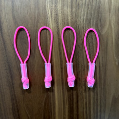 Pink Elite Zipper Pulls (Set of 4) replacement for Nike Bag – Paracord Dredz