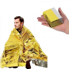 Outdoor Emergency Gold-sliver Survival Blanket Waterproof Curtain Foil Thermal M