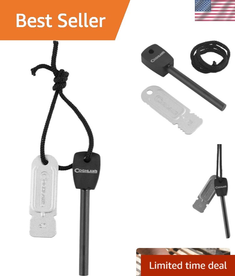 Ferrocerium Fire Starter Tool – Essential for Camping, Hiking & Emergencies