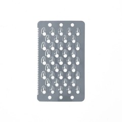ReadyMan Tinder Scraper Card Fire Starter Light Camping Emergency Survival