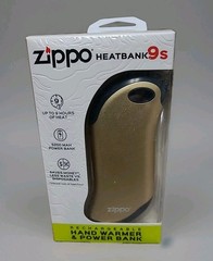 Zippo Champagne HeatBank 9s Rechargeable Hand Warmer Z4A18 FOR PARTS-NOT WORKING