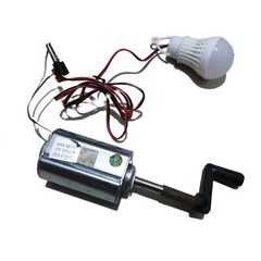 New DIY Breeze Wind Turbine/hand Crank Model Permanent Magnet Generator 12V 80W