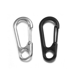 10Pcs Mini Paracord Carabiner Snap Spring Clips Hook Keyrings EDC Survival Tool