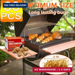 E500 Fire Starter – Natural Fire Starters for Fireplace, Campfires, Chimney, BBQ