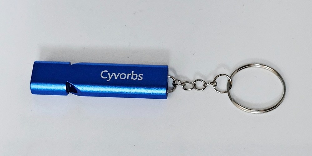 Signal Whistle 120dB Aluminum Whistle for Dogs Joggers & Leisure Cyvorbs®