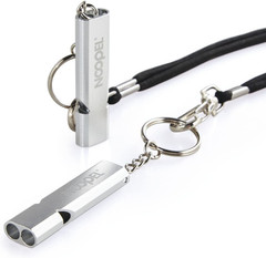 Emergency Whistles Lifeguard Safety Whistle with Lanyard and Keychain for Outdoo