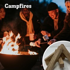 Premium Kiln Dried Wood Kindling Pizza Ovens Tabletop Fire Pits & Campfires