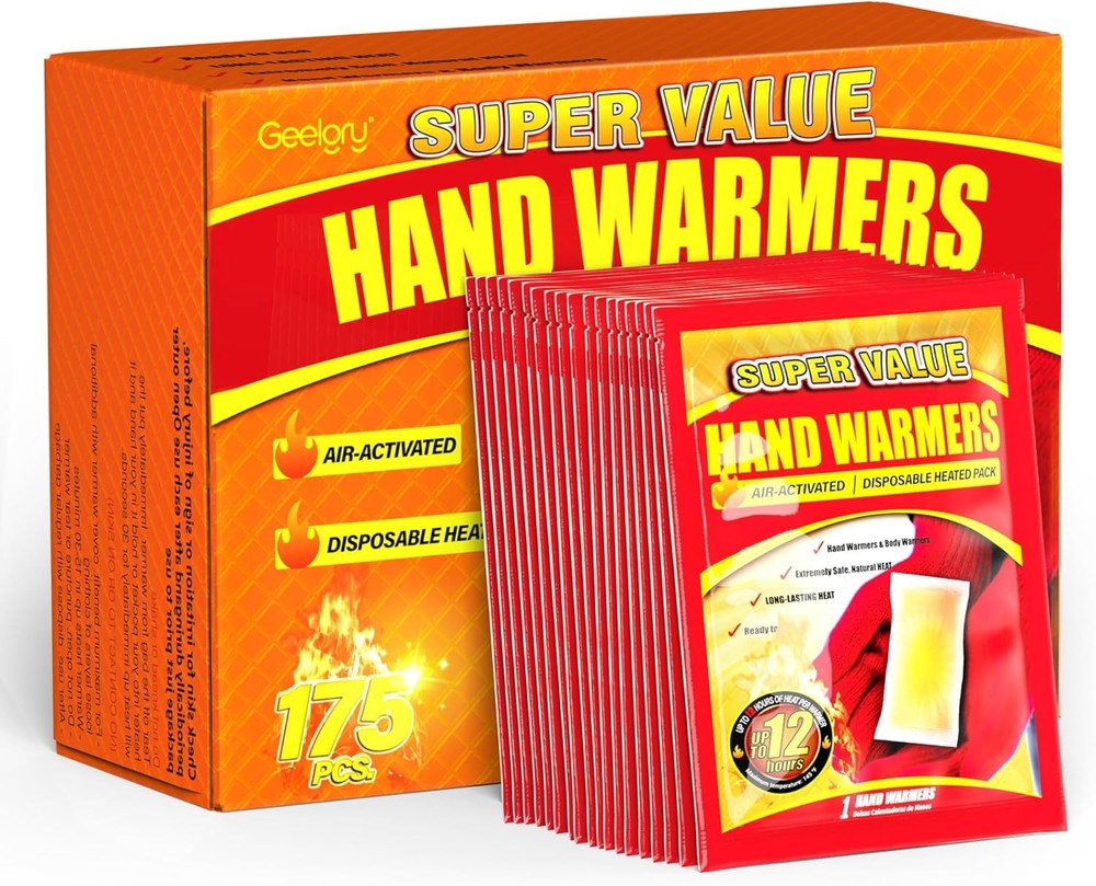 Hand Warmers Disposable , Long-Lasting Up to 12 Hours for Warm Body Safe