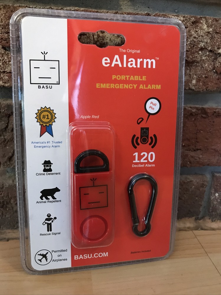 SAFETY Original eAlarm, Portable Emergency Alarm BASU Gift Alarm 120 Decibel