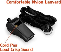 Sports Whistles Bulk 24pcs Loud Sound Plastic Referee Coach Emergency Use