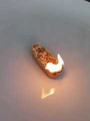 Homemade Firestarters Made with Sawdust and Paraffin Wax