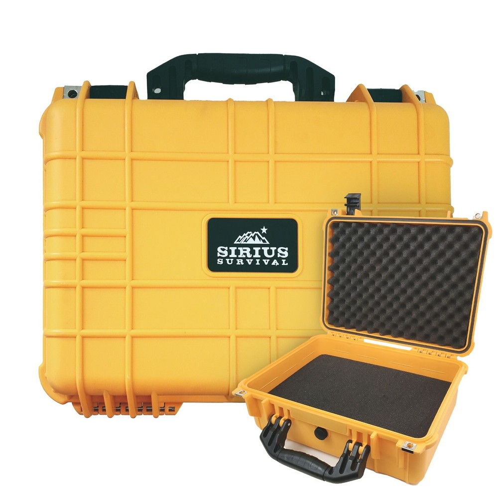 Sirius Gear & Equipment Hard Case with Foam – Waterproof, Shock & Dust Proof
