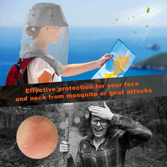 Mosquito Head Net for Insects 2 Pack, Fly & Bug Protection | Ultra Large & Lo…
