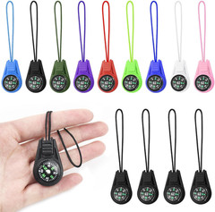 Mini Compass for Kids Keychain, Small Bulk Multi-Color Outdoor Camping Hiking Po