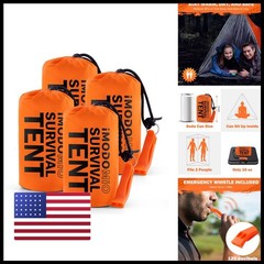 imodomio Emergency Survival Tent – 2 People Mylar Thermal Tube Tent