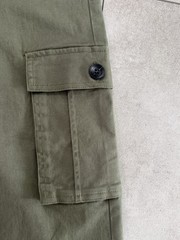 ZMPSIISA Women High Waisted Cargo Pants Wide Leg Casual Green Size Med