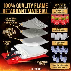 Jj Care Fire 5 Packs Hooks And Fire For High Heat Resistant Fire Suppression