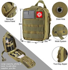 Bug Out Bag Survival Kit Emergency Tactical Backpack Prepper First Aid Prepper