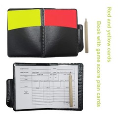 Soccer Referee Flag Sports Match Football Linesman Flags with Case Referee Eq…