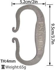 Flint and Steel Single High Carbon Steel Fire Striker English Flint Stone Eme…