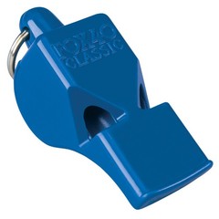 Fox 40 Classic Safety 3-Chamber Pealess Whistle, Blue
