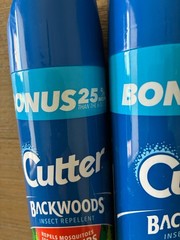 4 Cutter Backwoods Insect Repellent 4 Pack Sweat-Resistant XL 7.5 Oz Size NEW