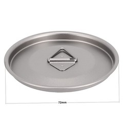 Premium Titanium For Cup Lid for Camping and Hiking Lightweight and Versatile
