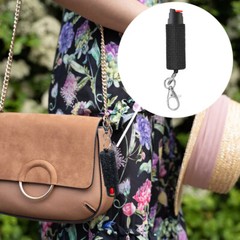 4 Pack Bling It On Key Ring Self Defense Pepper Spray Black Jeweled Cary Case