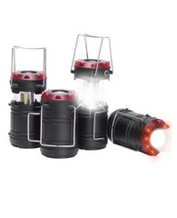 4 Pack Lantern Camping Essentials Lights, Battery Powered Collapsible