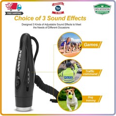 UNIWA Electronic Whistle 3 Sound Modes Handheld Sports Whistle with Lanyard