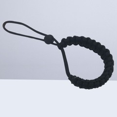 Universal Handmade Camera Umbrella Rope Bracelet Black Outdoor Survival Rope