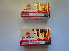 2 ~ WATER & WIND PROOF MATCHES ~ FROM PINE MOUNTAIN ~ NEW & FACTORY SEALED PK 25