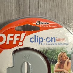 OFF! Clip‑On Mosquito Repellent Fan Circulated Kit 1 Fan + 1 Refill New Sealed