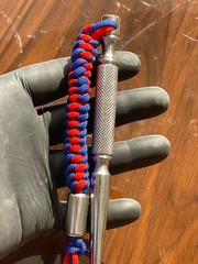 Marlin Spike 7″ Premium Stainless Steel tool with Knurled handle Paracord Tool