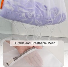 3-Pack Premium Mesh Laundry Bags – Large/Medium/Small with Sturdy Zippers for