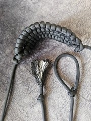 A 550 Paracord 4.5″ Split Pouch Shepherd / Rock Sling,