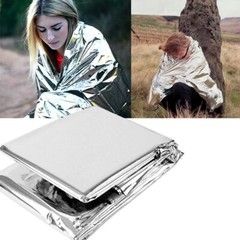 2 x 210cm*130 cm Emergency Survival Rescue Reflective Blanket
