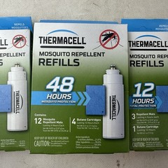 Lot Of 3 Thermacell Mosquito Repellent Refills Two 12 Hour Packs 1 48 Hour Pack