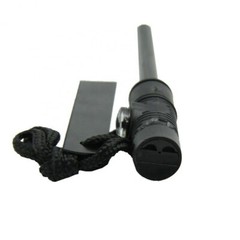 4 in 1 Outdoor Survival Flint Fire Starter Magnesium Fire Starter Rod, USA Ship